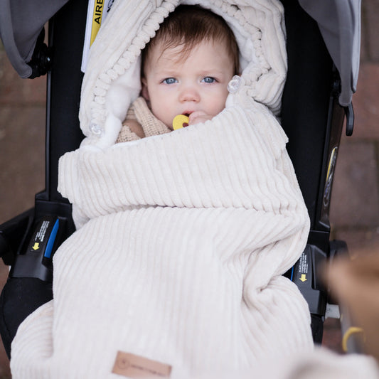 Winterfußsack Cord – warm für Kinderwagen District for Kids