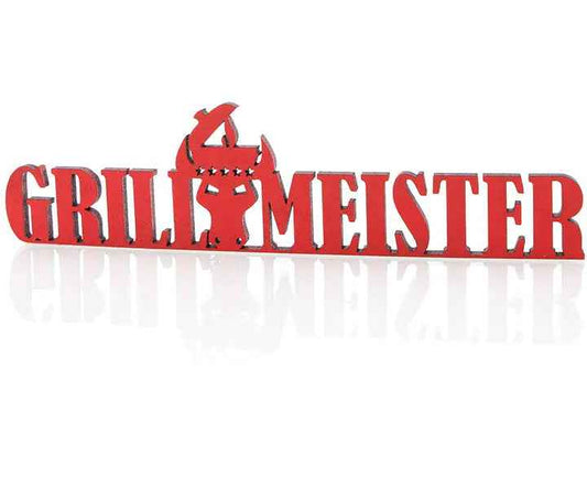 Grillmeister Deko Schriftzug