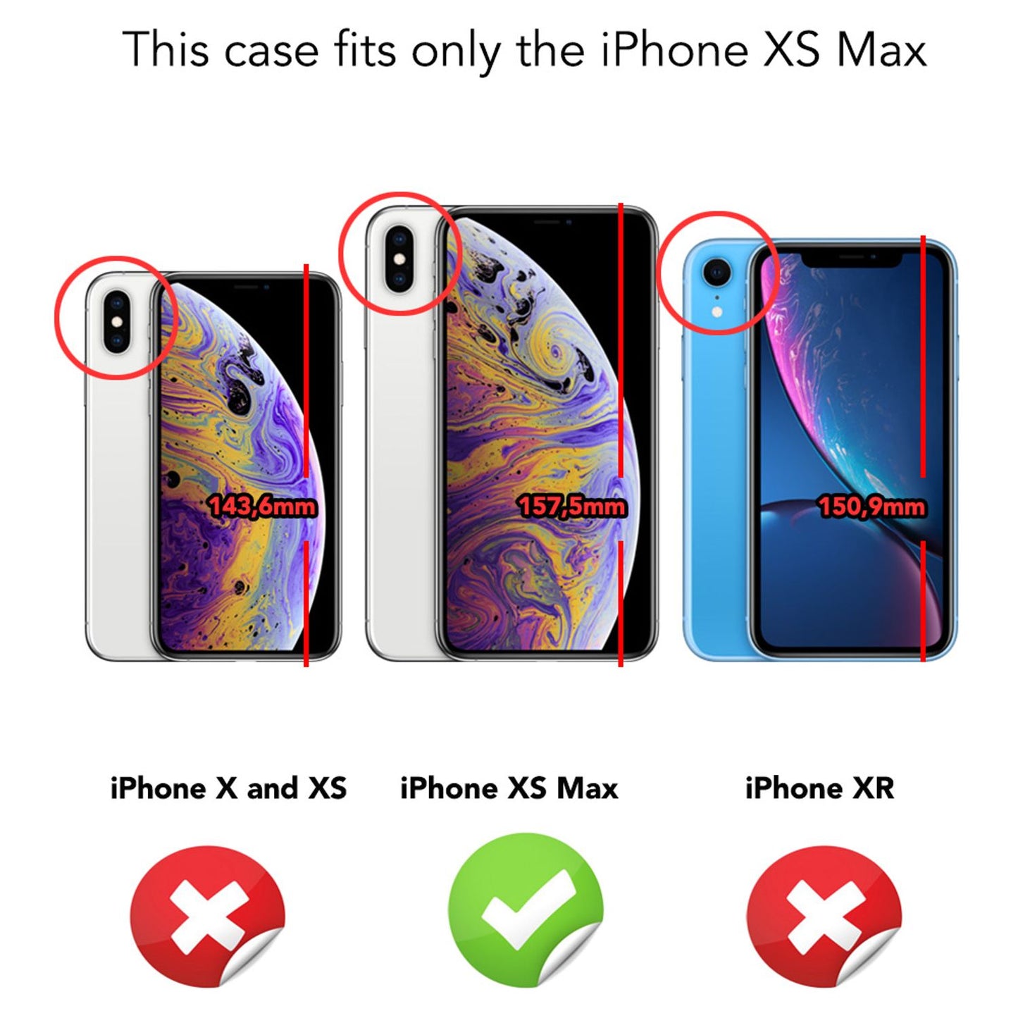 NALIA Glitzerhülle für iPhone XS Max – Funkelnder Glitzer-Look & Grip – SHINEPOP (Silikon Case) – Marke aus Berlin