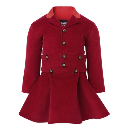 Red Velvet Baby Dress-0