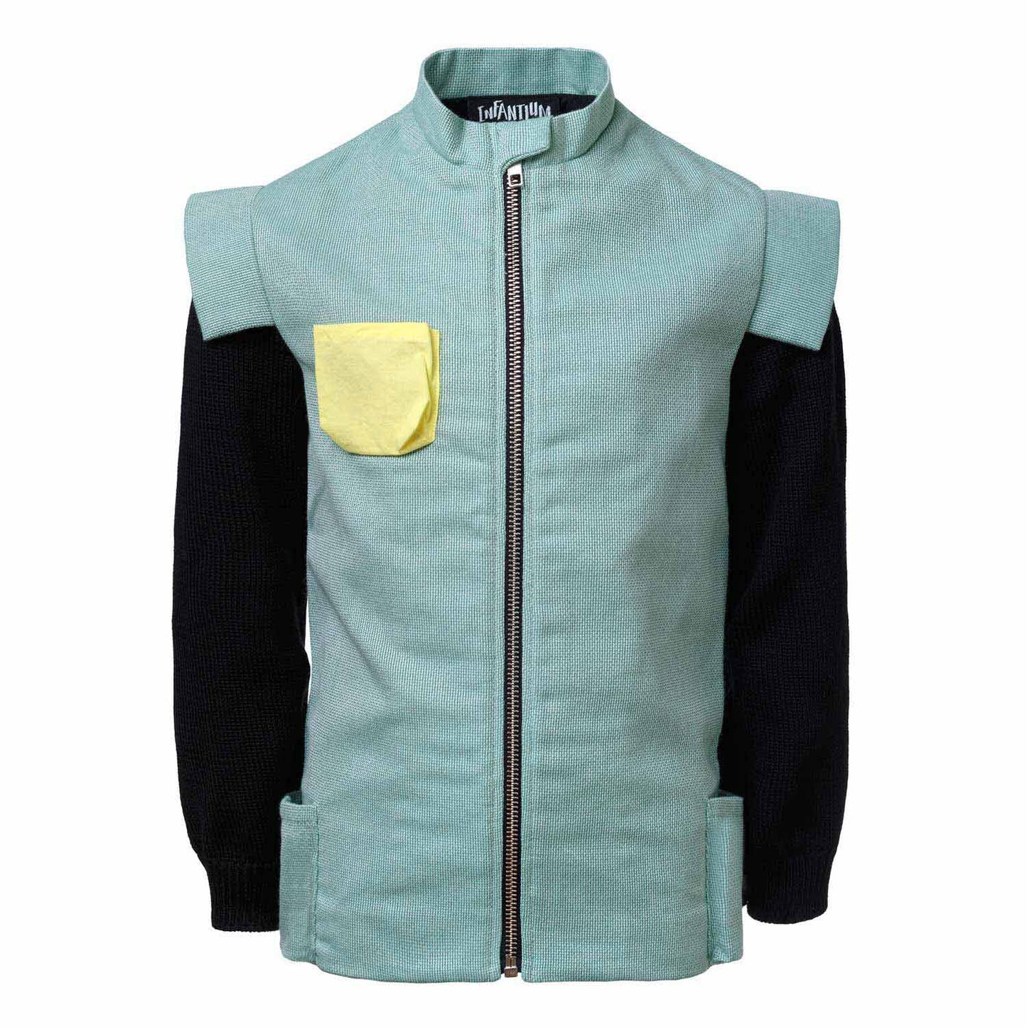 Pirate Jacket Organic Cotton Jacket with Knitted Sleeves-0