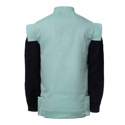 Pirate Jacket Organic Cotton Jacket with Knitted Sleeves-1