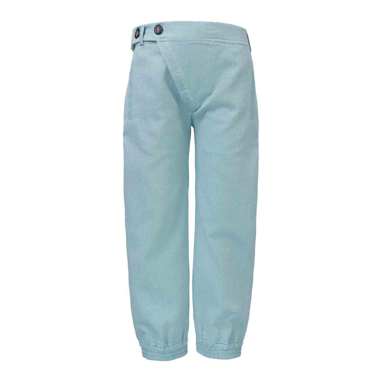 Mint Green Cotton Pants-0