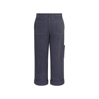 Grey Waffle Pants for Kids-4