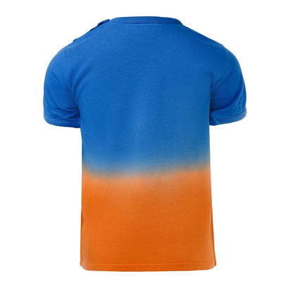 Dip Dye Kids T-Shirt with Appliqué-3