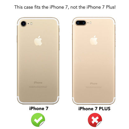 NALIA Neon Silikonhülle für iPhone 7 – Soft-Touch & Signal-Neon – NEONSHOCK (Matte Schutzhülle) – Marke aus Berlin