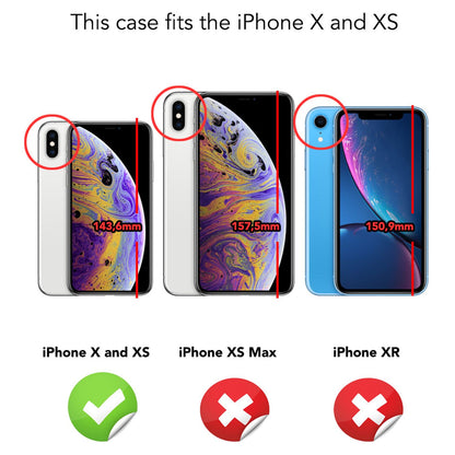 NALIA Handyhülle kompatibel mit iPhone X XS, Matte Anti-Rutsch Silikon Schutzhülle Dünn, Ultra-Slim Back-Cover Case Gummi Hülle, Etui Handy-Tasche Schale Smart-Phone Skin Bumper