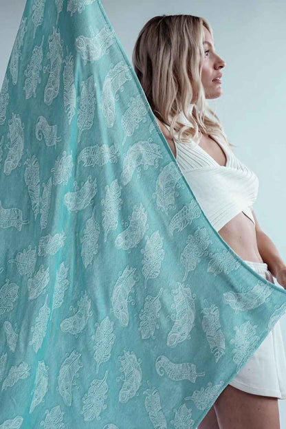 Kuscheltuch Mandala Federn Alexandra