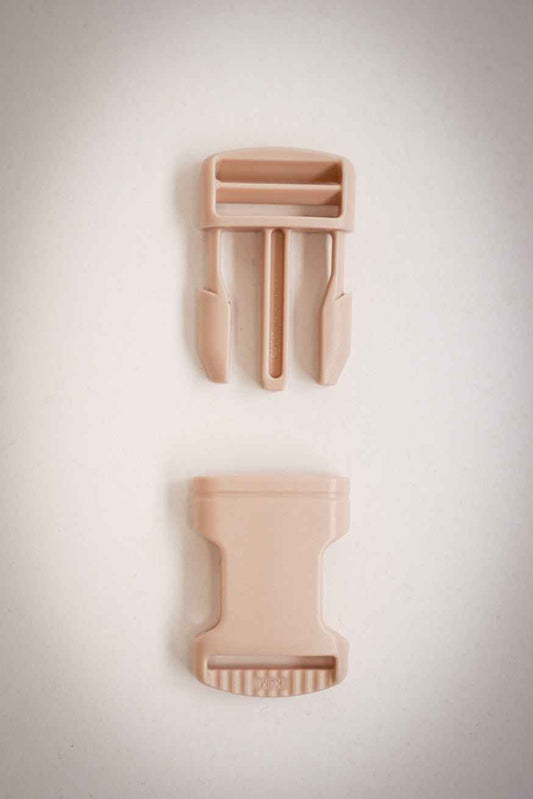 Schnalle 25 mm cream