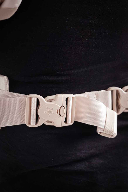 Schnalle Sternverschluss cream 50mm