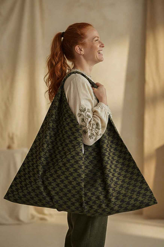 XXL Shopper Houndstooth Olivia