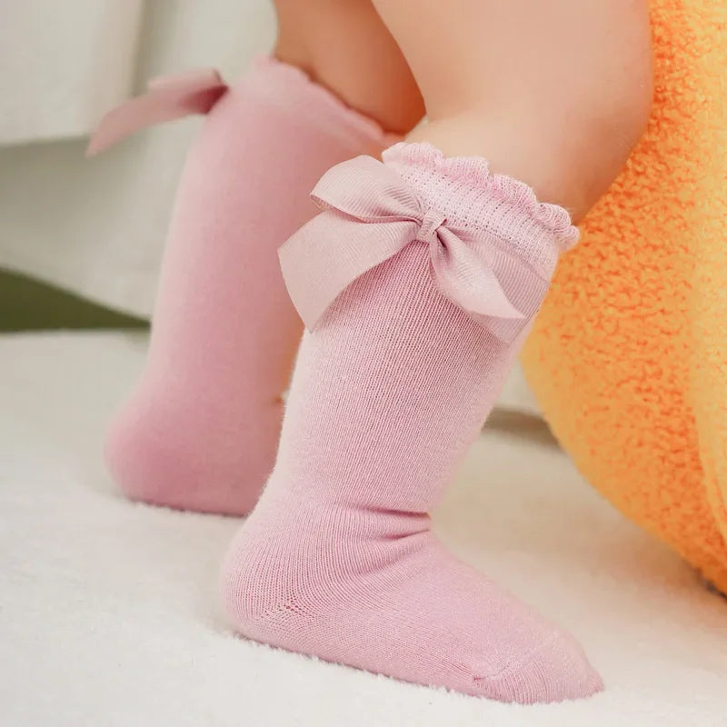 Mädchen Prinzessinnen Socken  Hohe Knie Strümpfe - Meloni2