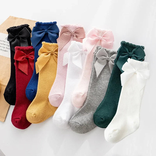 Mädchen Prinzessinnen Socken  Hohe Knie Strümpfe - Meloni2