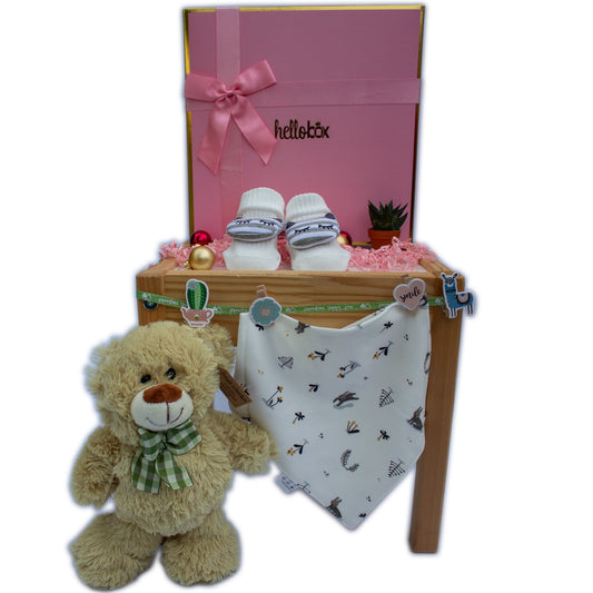 Baby Gift for Newborn Girl -FOREVER LOVE | BABY GIRL GIFT BASKET-0