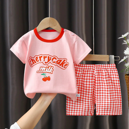 Disney Kleidung Set Cartoon Minnie Kurzarm Baumwolle - Meloni2