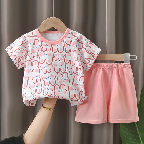 Disney Kleidung Set Cartoon Minnie Kurzarm Baumwolle - Meloni2