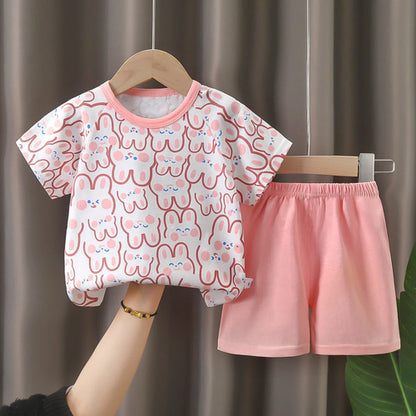 Disney Kleidung Set Cartoon Minnie Kurzarm Baumwolle - Meloni2