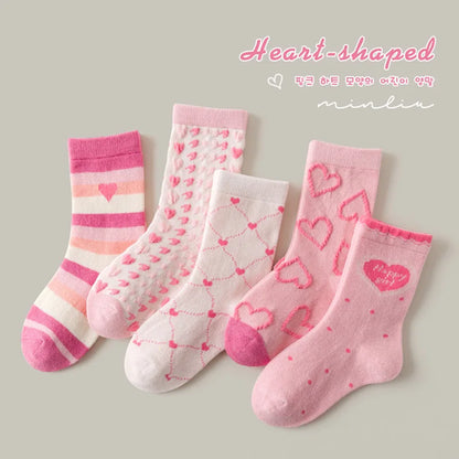 Mädchen Socken für den Frühling 5 Paar - Meloni2