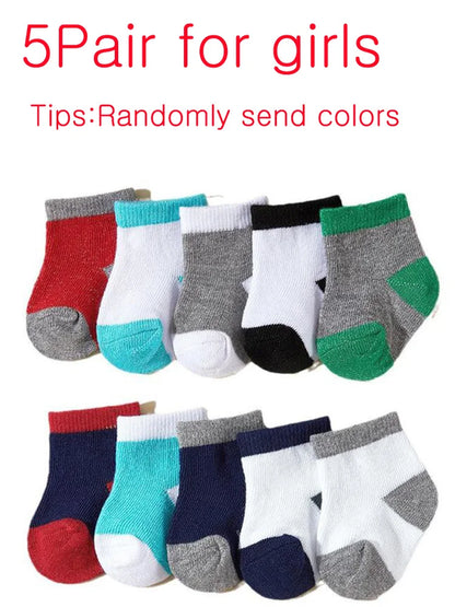 5 Paar farbige Socken für Jungs und Mädchen - Meloni2