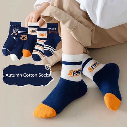 5 Paare Kinder Socken für Jungs - Meloni2