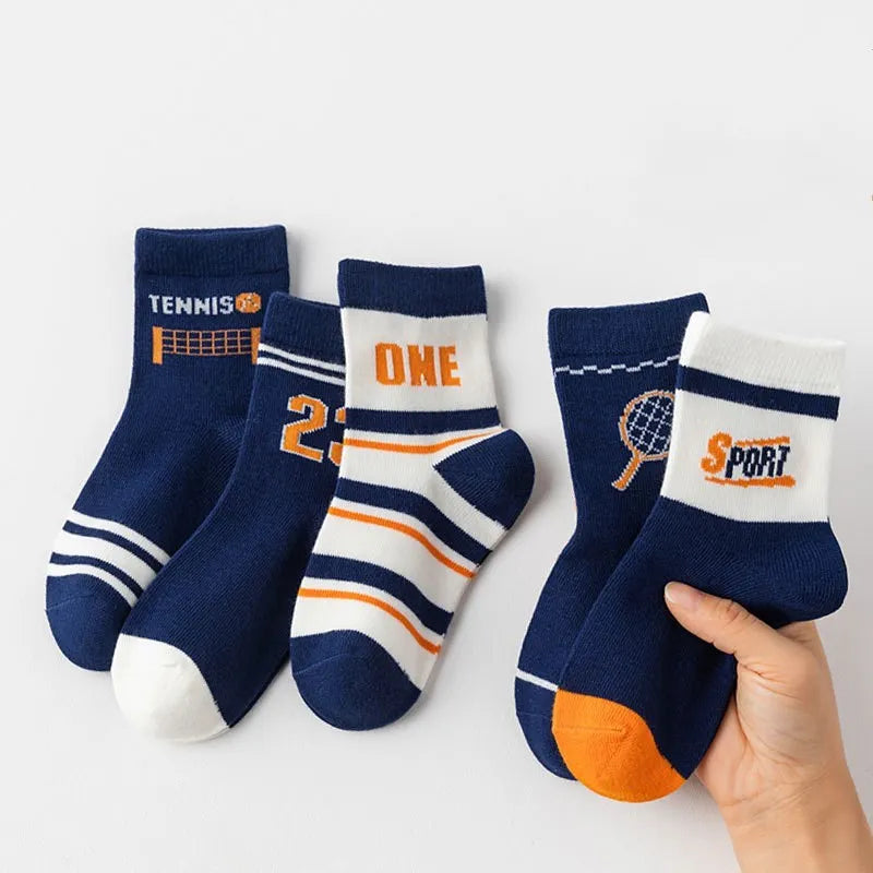 5 Paare Kinder Socken für Jungs - Meloni2