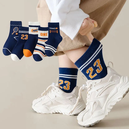 5 Paare Kinder Socken für Jungs - Meloni2