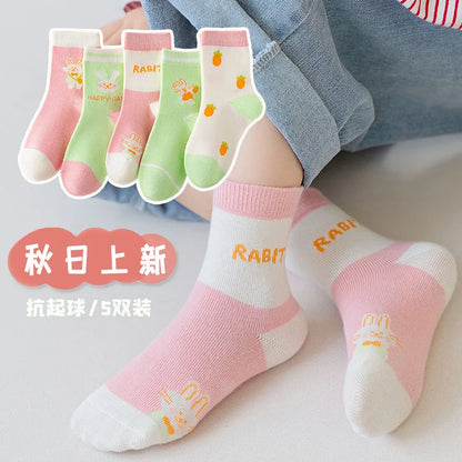 5 Paar Mädchen Socken - Meloni2