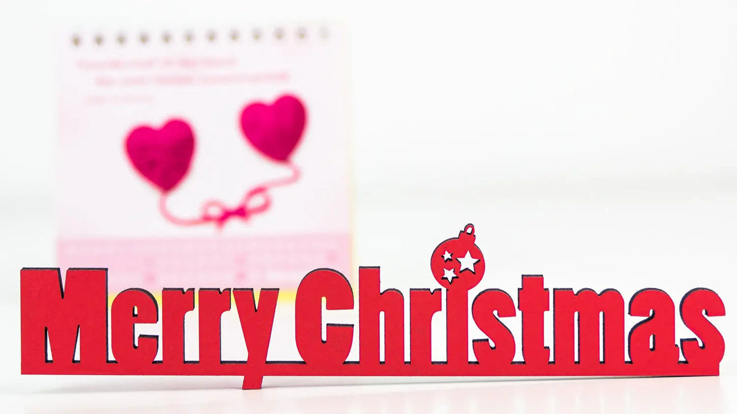 Merry Christmas Deko Schriftzug