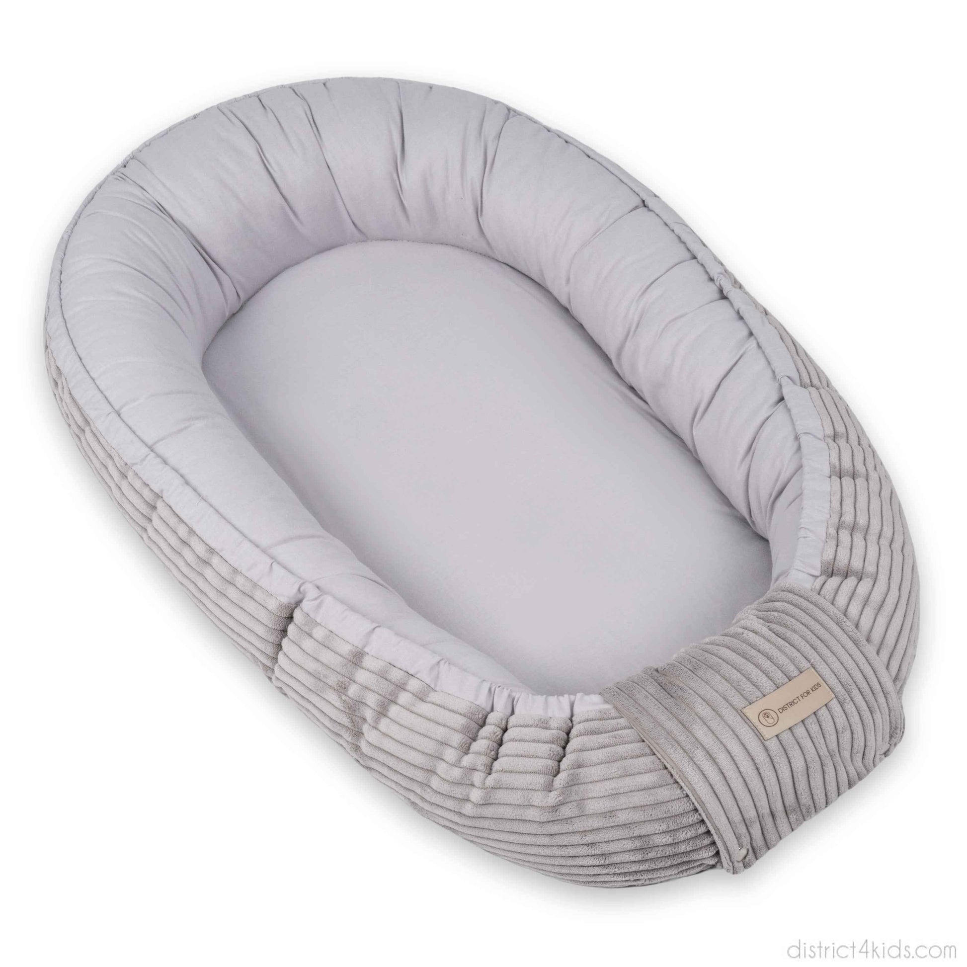 Babynestchen Cord  – Mitwachsender weicher Baby-Kokon