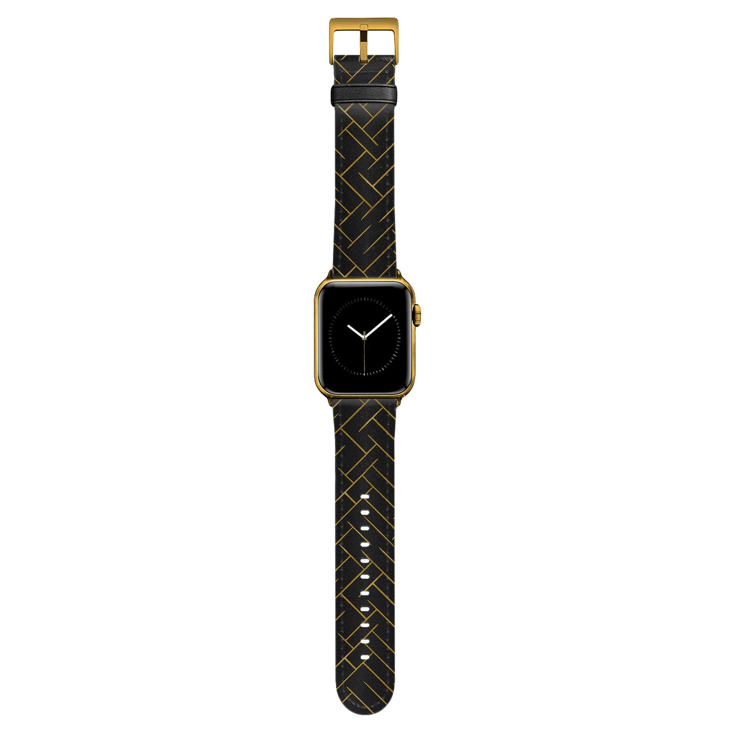 Noir - Apple Watch Armband 44-49mm & 42 (Serie 1-3)