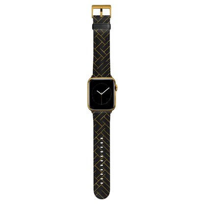 Noir - Apple Watch Armband 44-49mm & 42 (Serie 1-3)