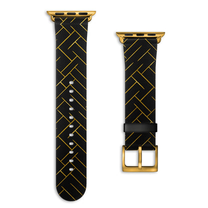 Noir - Apple Watch Armband 44-49mm & 42 (Serie 1-3)