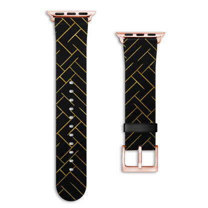 Noir - Apple Watch Armband 44-49mm & 42 (Serie 1-3) NALIA Berlin
