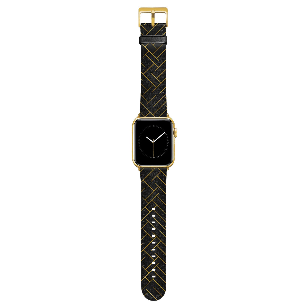 Noir - Apple Watch Armband 44-49mm & 42 (Serie 1-3) NALIA Berlin