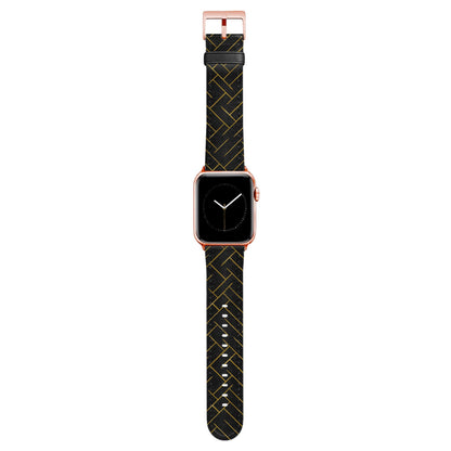 Noir - Apple Watch Armband 44-49mm & 42 (Serie 1-3) NALIA Berlin