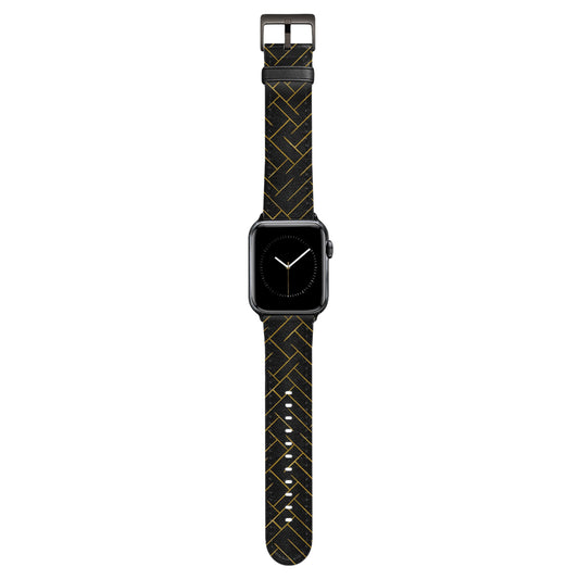 Noir - Apple Watch Armband 44-49mm & 42 (Serie 1-3) NALIA Berlin