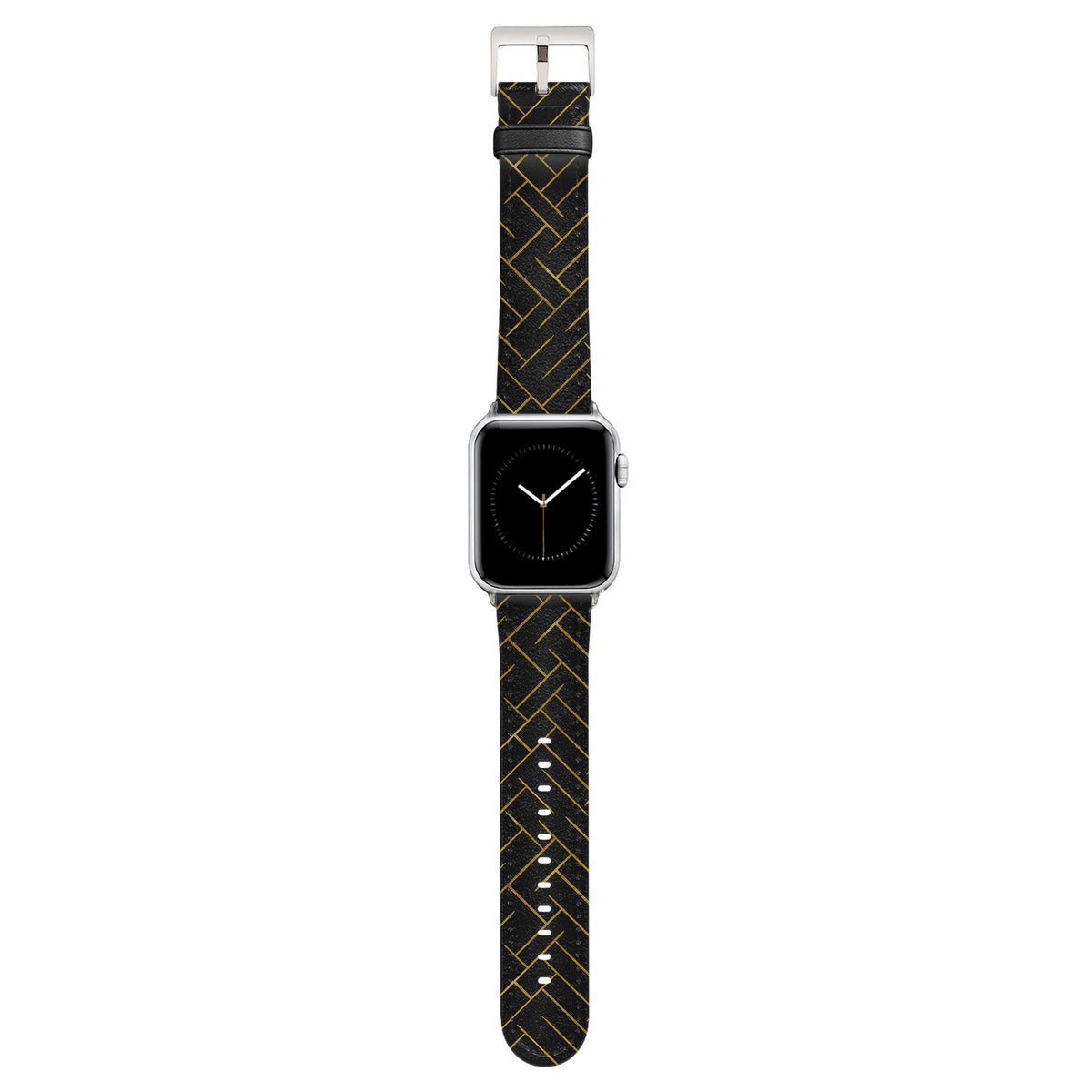 Noir - Apple Watch Armband 44-49mm & 42 (Serie 1-3) NALIA Berlin