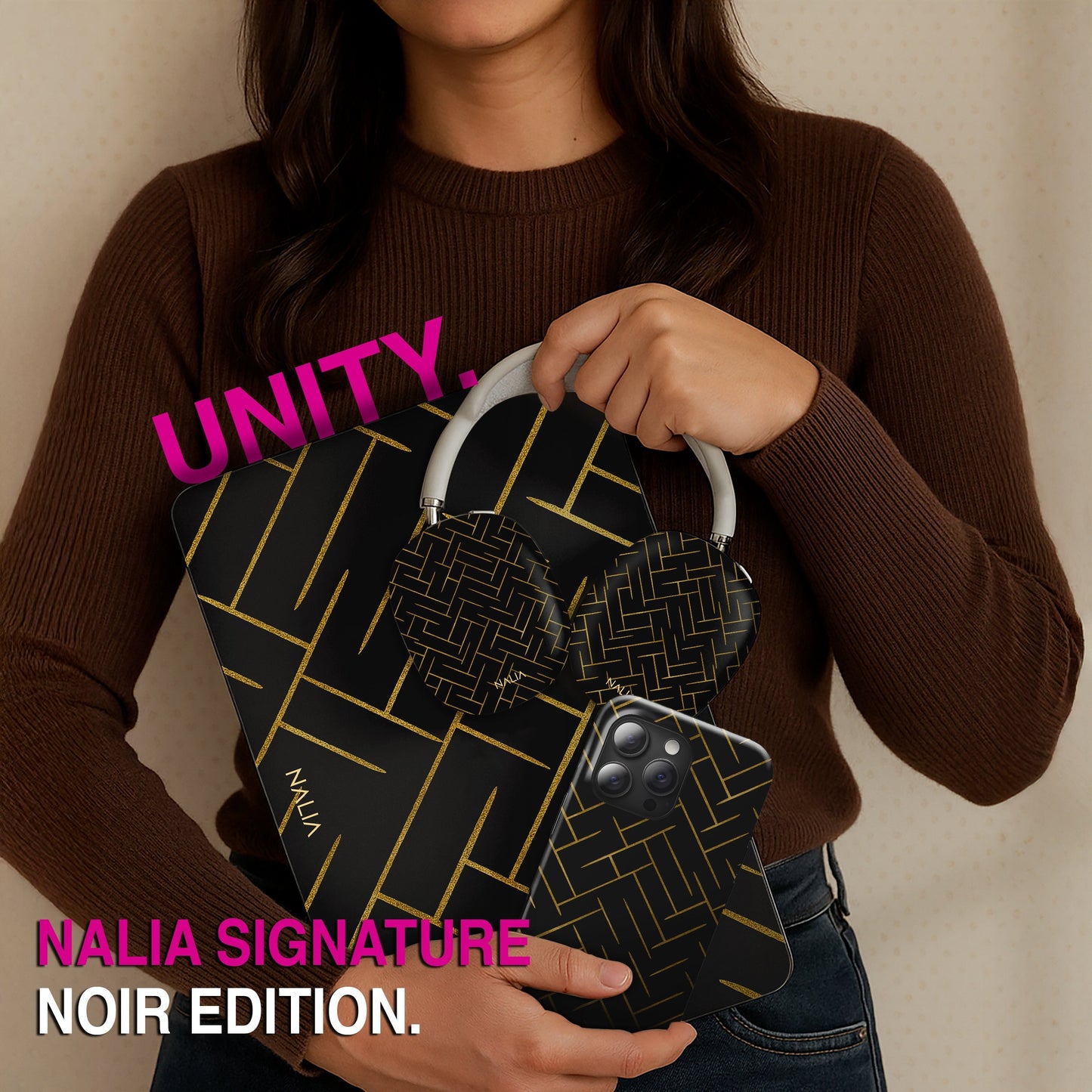 Noir - Apple Watch Armband 44-49mm & 42 (Serie 1-3)