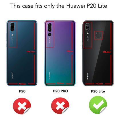 NALIA 360° Hülle für Huawei P20 Lite – Vorne & Hinten Schutz – 360GUARD (Full-Body Case) – Marke aus Berlin