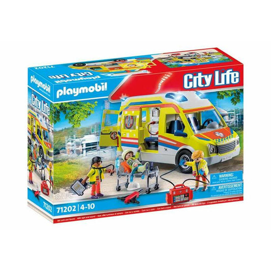 Playset Playmobil 71202 City Life Ambulance 67 Stücke - Meloni2