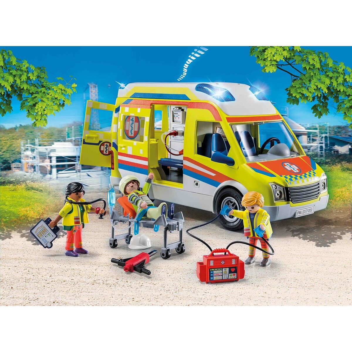 Playset Playmobil 71202 City Life Ambulance 67 Stücke - Meloni2