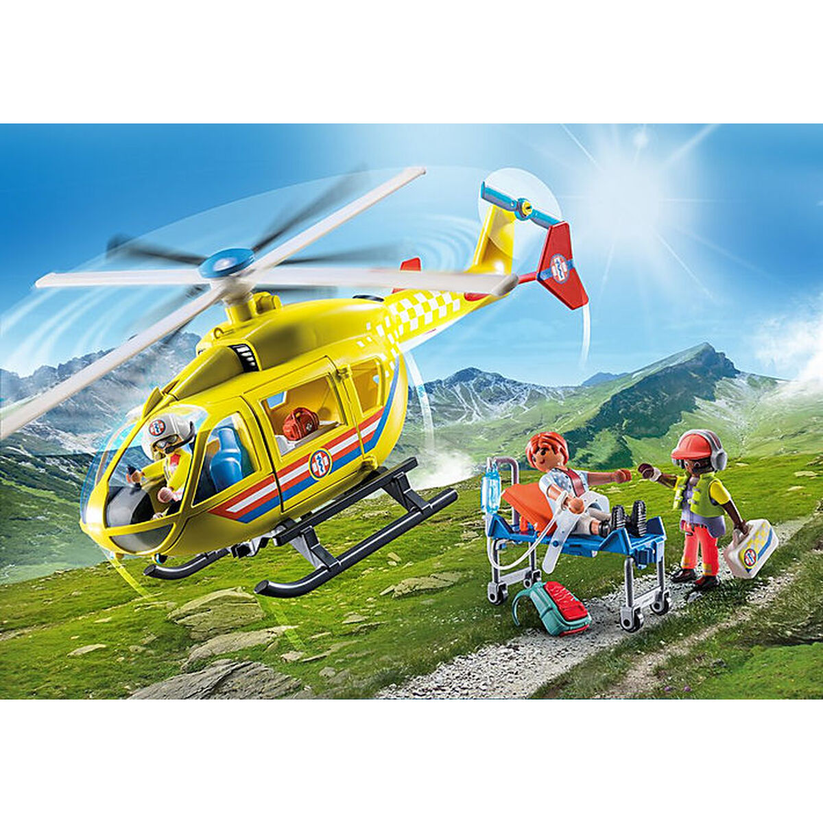 Playset Playmobil 71203 City Life Rescue Helicopter 48 Stücke - Meloni2