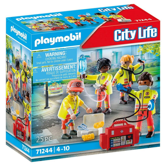 Playset Playmobil 71244 City Life Rescue Team 25 Stücke - Meloni2