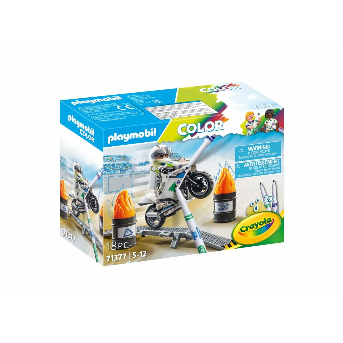 Spielzeug-Set Playmobil Color Motorrad 18 Stücke - Meloni2