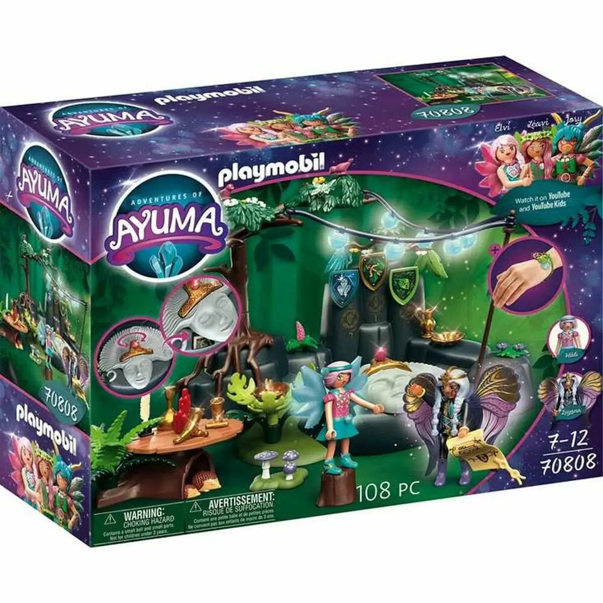Playmobil adventures of ayuma spring ceremony 70808 fairy-themed bunt plastikfiguren und zubehör im magischen wald