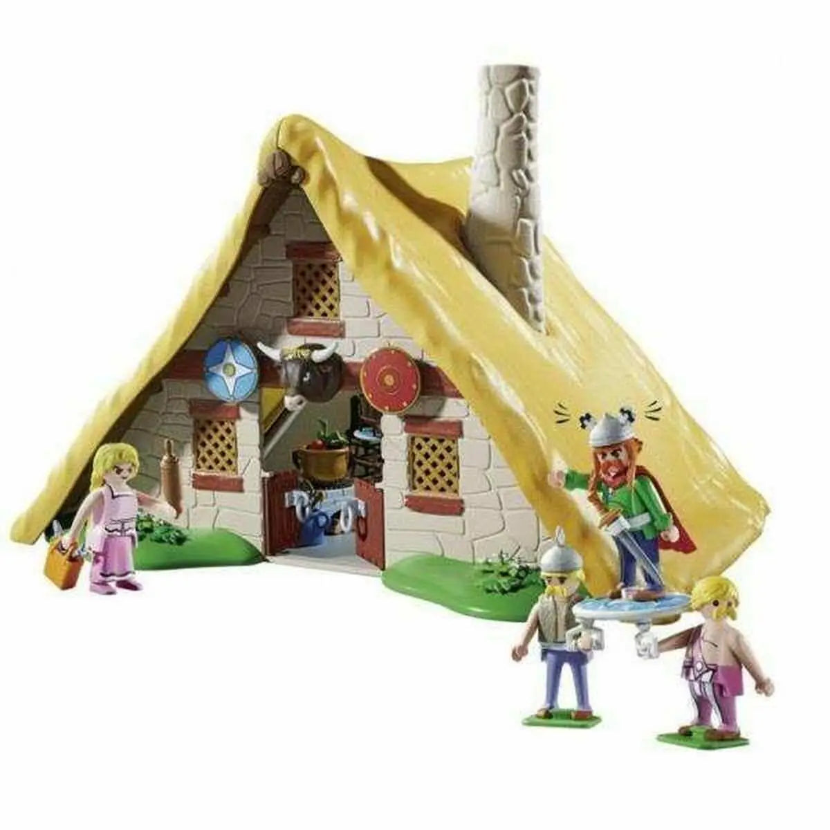 Playmobil Vitalstatistix Hut Astérix 70932 playset with 110 pieces and detailed Asterix figures