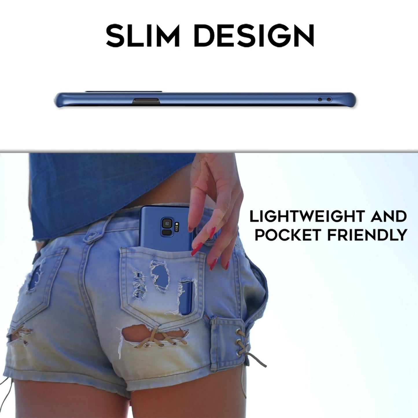 NALIA Ultra Slim Hardcase für Samsung Galaxy S9 – Anti-Fingerabdruck & 0.5mm Dünn – PUREFIT (Matt & Leicht) – Marke aus Berlin