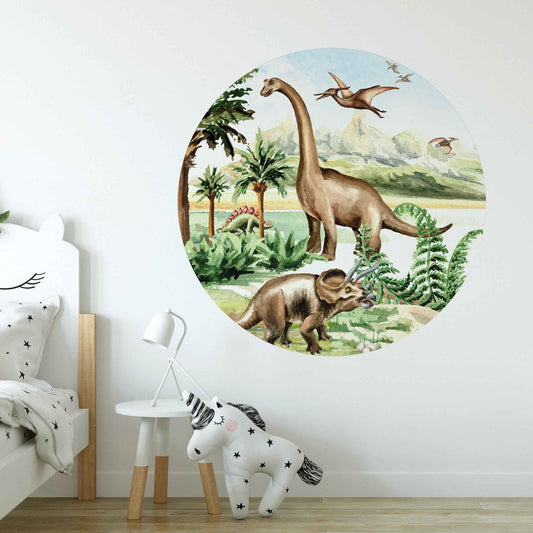 Wandtattoo Kinderzimmer Dino Design