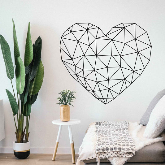 Wandtattoo "Herz Design" für Wohn- & Schlafzimmer