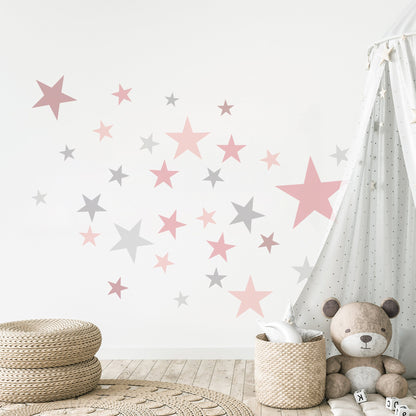 Wandtattoo Kinderzimmer Sterne Design